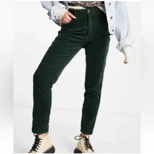 Ann Taylor LOFT  Modern Skinny Green Corduroy Jeans Pants Womens Size 28/8 (599)
